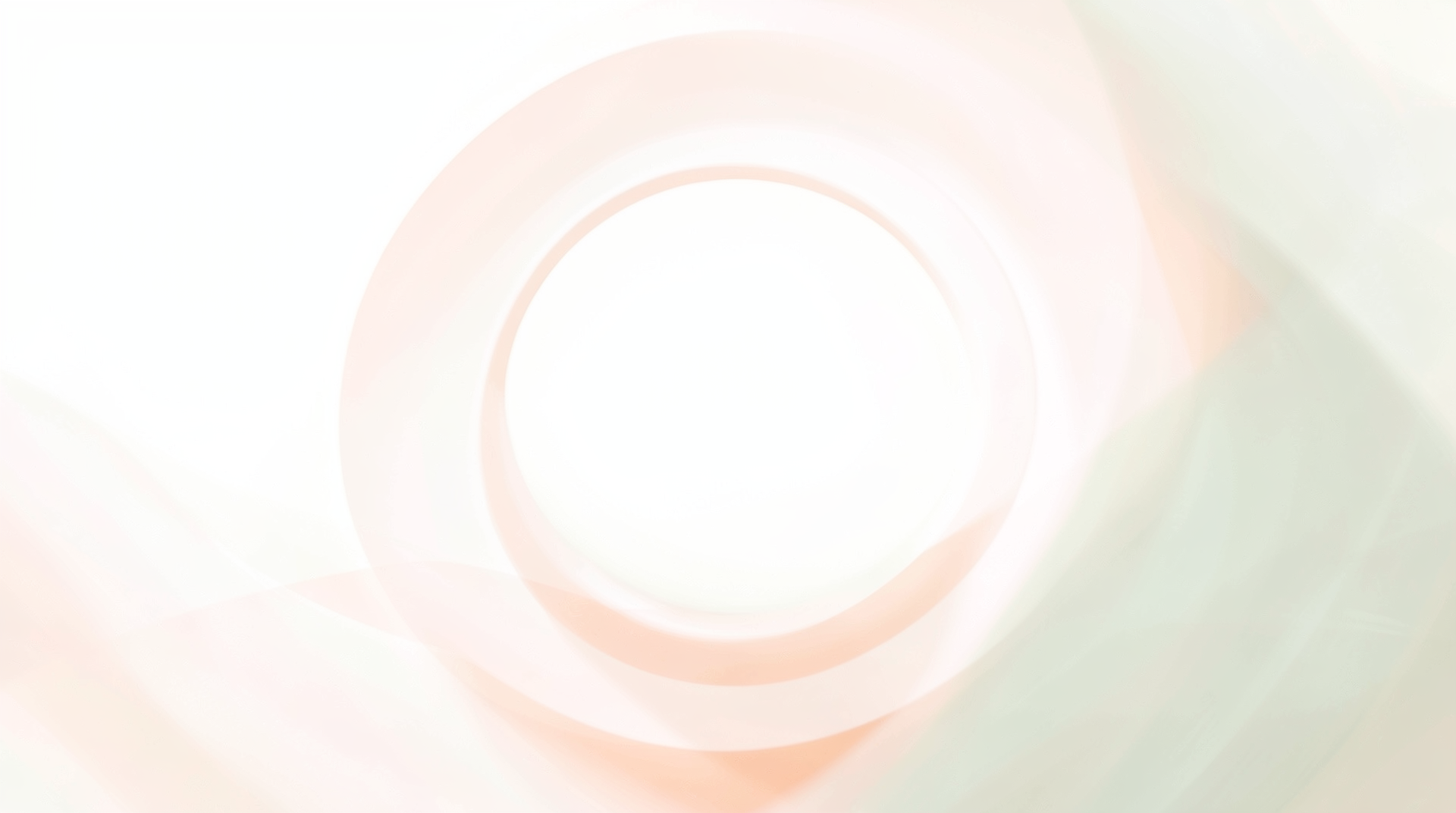 Abstract soft concentric shapes, pale pink and cream on white, dreamy early morning feel